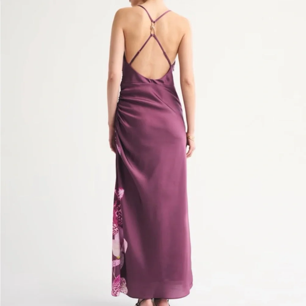 Open-back hardware maxi dress